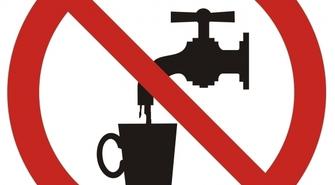 Uwaga woda niezdatna do picia