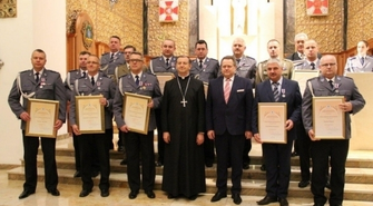 Komendant powiatowy odznaczony w Warszawie