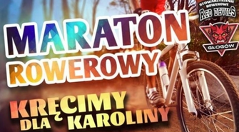 Rowerem wokół pomnika Dzieci Głogowskich. Charytatywnie kręcą dla Karoliny