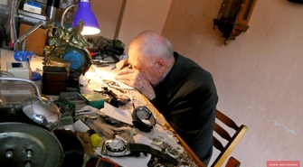 Reportaż "Czas Sławy" 60-lecie pracy zegarmistrza Mariana Michałowskiego