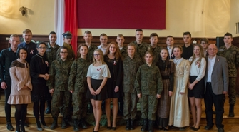 O wiekuistycyh zasadach prawa i wolności podczas Powiatowych obchodów Narodowego Święta Niepodległości