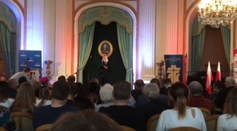 Jakub Wasielewski na Zamku Królewskim w Warszawie