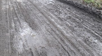 Droga do Czerlejewa: Jedno wielkie błoto