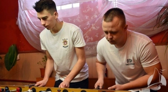 Karol Krawczyk i Mateusz Hładczuk zwycięzcami 18 Turnieju Piłkarzyków Stołowych