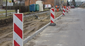 Nowy chodnik przy ul. Konopnickiej w Górze