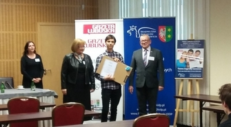 Ekonomista Tomasz Świątek finalistą III Lubuskiego Konkursu Wiedzy o Podatkach.