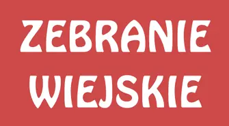 Harmonogram zebrań wiejskich