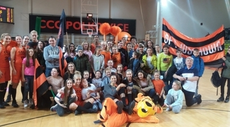 Szkoła Podstawowa nr 1 na meczu Enea Basket Ligi Kobiet w Polkowicach