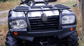 Ostrożnie z quadami. Dwóch nastolatków z obrażeniami ciała przewieziono do szpitala