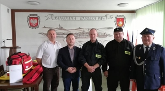Jednostki OSP z terenu gminy Wąsosz z nowym sprzętem