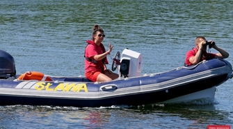 Poszukiwania 11-latki na Jeziorze Sławskim