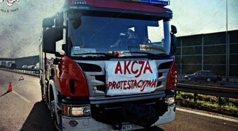 OSP Wąsosz protestuje 