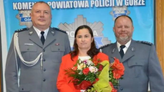 Uroczyste pożegnanie dyżurnego