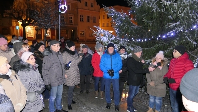 Milczący protest we Wschowie
