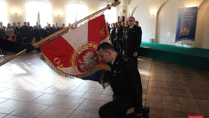 Tomasz Sosnowski żegna się ze służbą strażaka