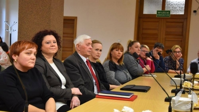 Spotkanie nowo wybranych sołtysów z burmistrzem Sławy