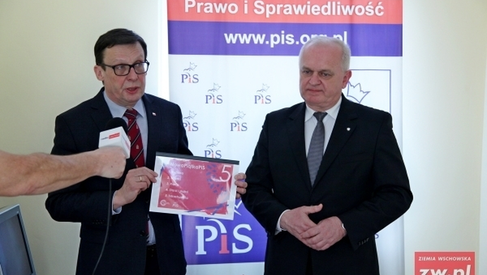Wojewoda Dajczak i poseł Ast o propozycjach programowych PiS. Lubuskie z dużymi środkami na drogi gminne i powiatowe