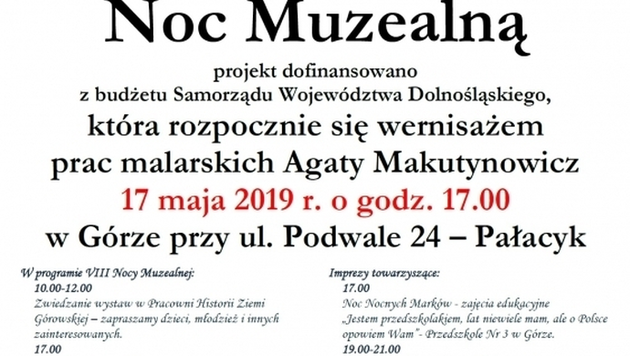  Już w piątek VIII Górowska Noc Muzealna