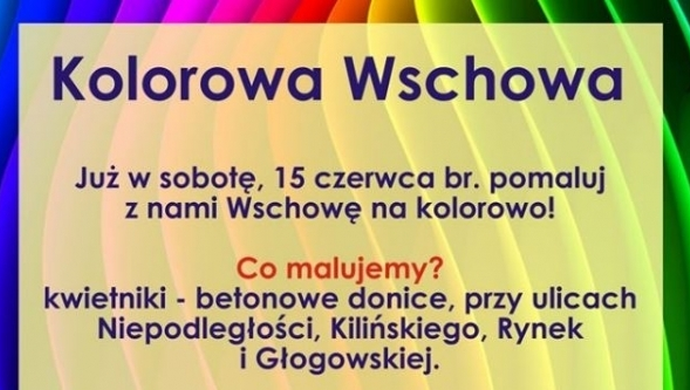 Pomaluj Wschowę na kolorowo