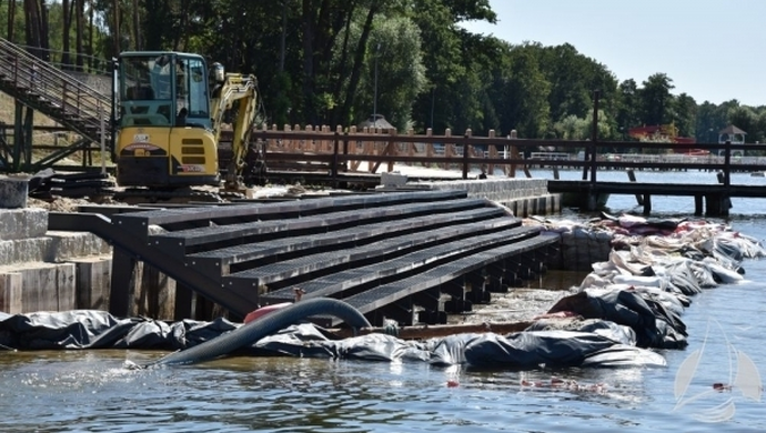Nowa plaża w Sławie