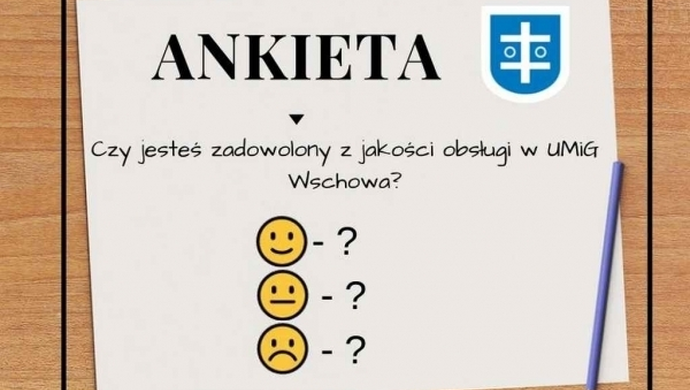 Ankieta o jakości obsługi w UMiG we Wschowie