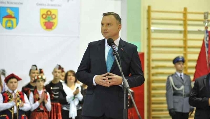 Prezydent Andrzej Duda spotkał się z mieszkańcami powiatu