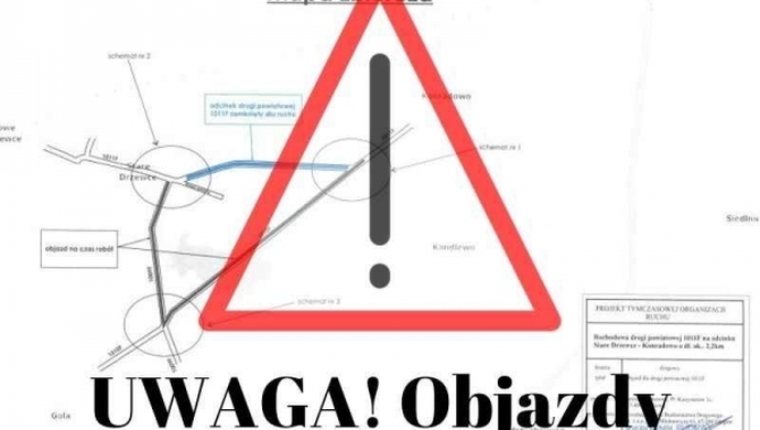 na trasie Stare Drzewce - Konradowo