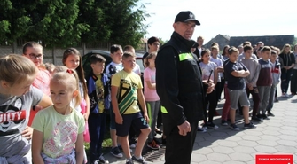 OSP Konradowo z wizytą w szkole