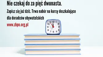 Poradnictwo obywatelskie - kursy doszkalające dla doradców
