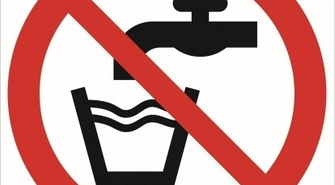 Uwaga! Woda niezdatna do picia