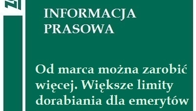 Większe limity dorabiania dla emerytów i rencistów