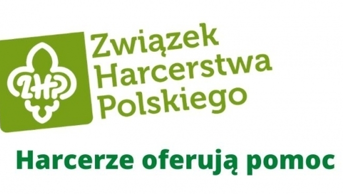 Harcerze oferują pomoc