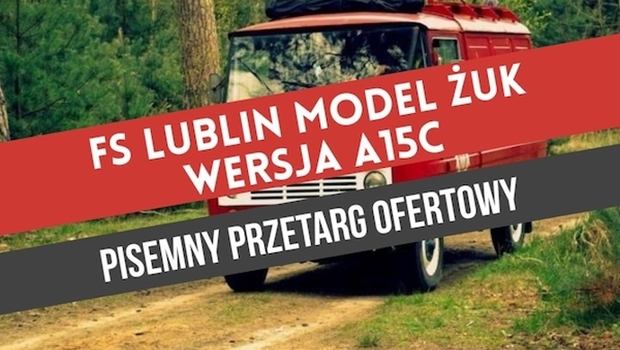 Przetarg na samochód pożarniczy