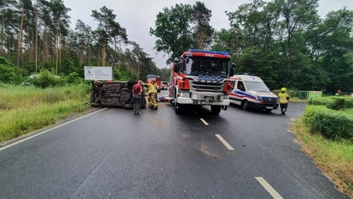 Wypadek na drodze wojewódzkiej nr 278