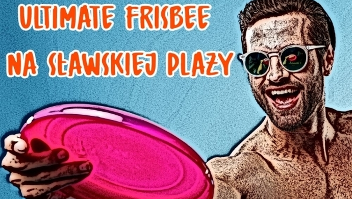 Frisbee na sławskiej plaży!