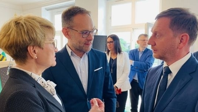 Spotkanie z premierem Saksonii