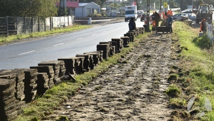 Remont chodnika rozpoczęty