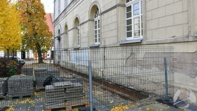Prace remontowe sławskiej świątyni
