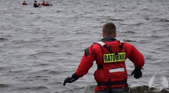 przy nowo powstałej Plaży w Sławie