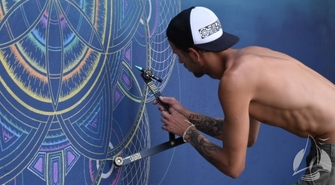 Na ośrodku SCKiW powstaje mural