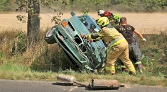 Zdarzenie drogowe na trasie Stare Strącze - Krzepielów