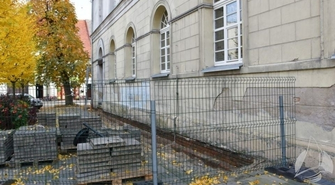 Prace remontowe sławskiej świątyni