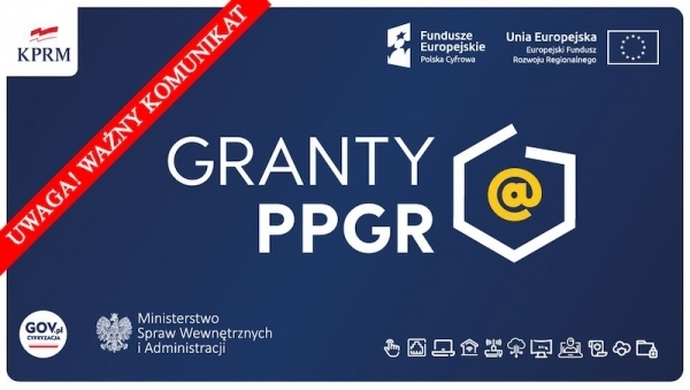 - Komputery dla uczniów z rodzin PPGR