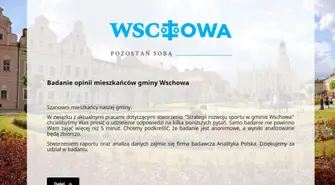Gmina Wschowa potrzebuje Waszej opinii
