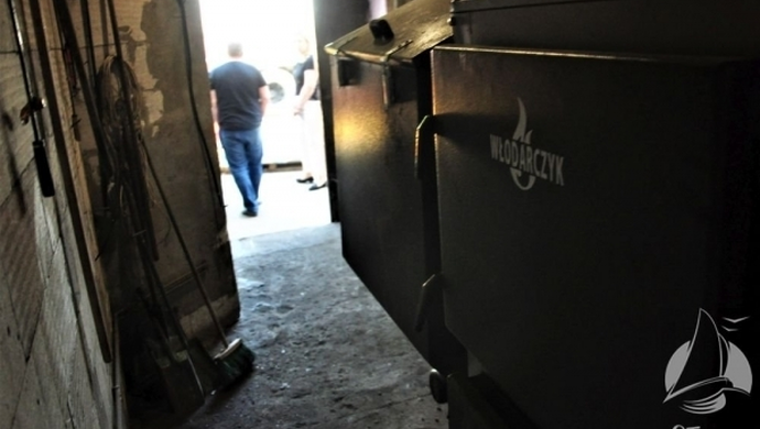 Nowy piec w OSP Sława