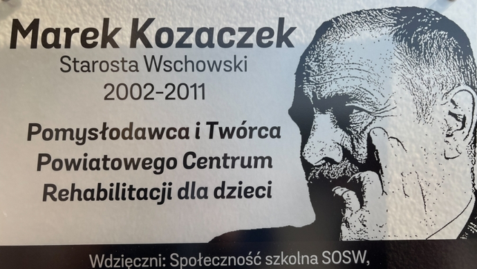 Tablica pamięci Marka Kozaczka odsłonięta (VIDEO)