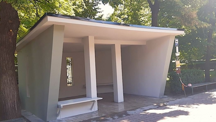 Wyremontowano przystanek autobusowy w Szlichtyngowie
