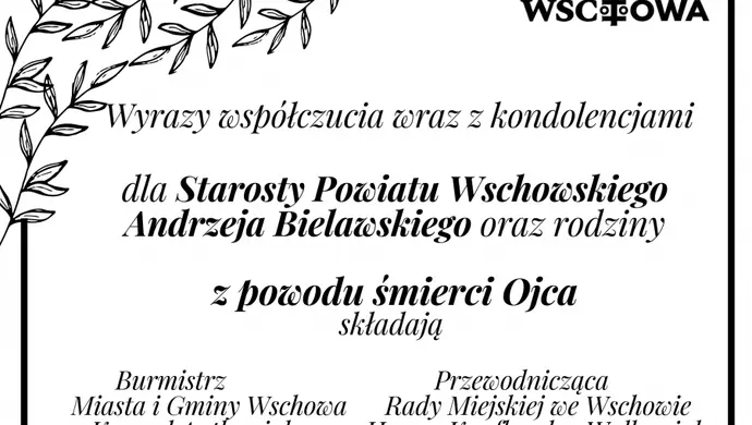 od Burmistrza i Przewodniczącej Rady Miasta