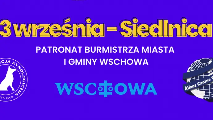 Wystawa psów rasowych w Siedlnicy (ZAPOWIEDŹ)