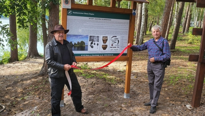 Wykopaliska archeologiczne na wyspach Jeziora Sławskiego